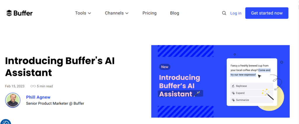 Buffer’s AI Assistant